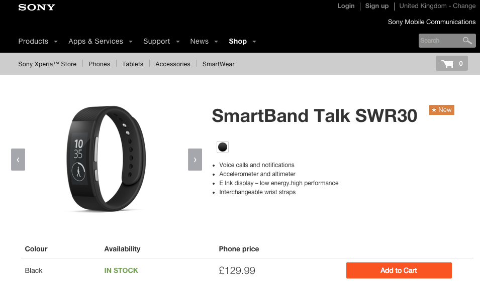 download smartband swr30 sony