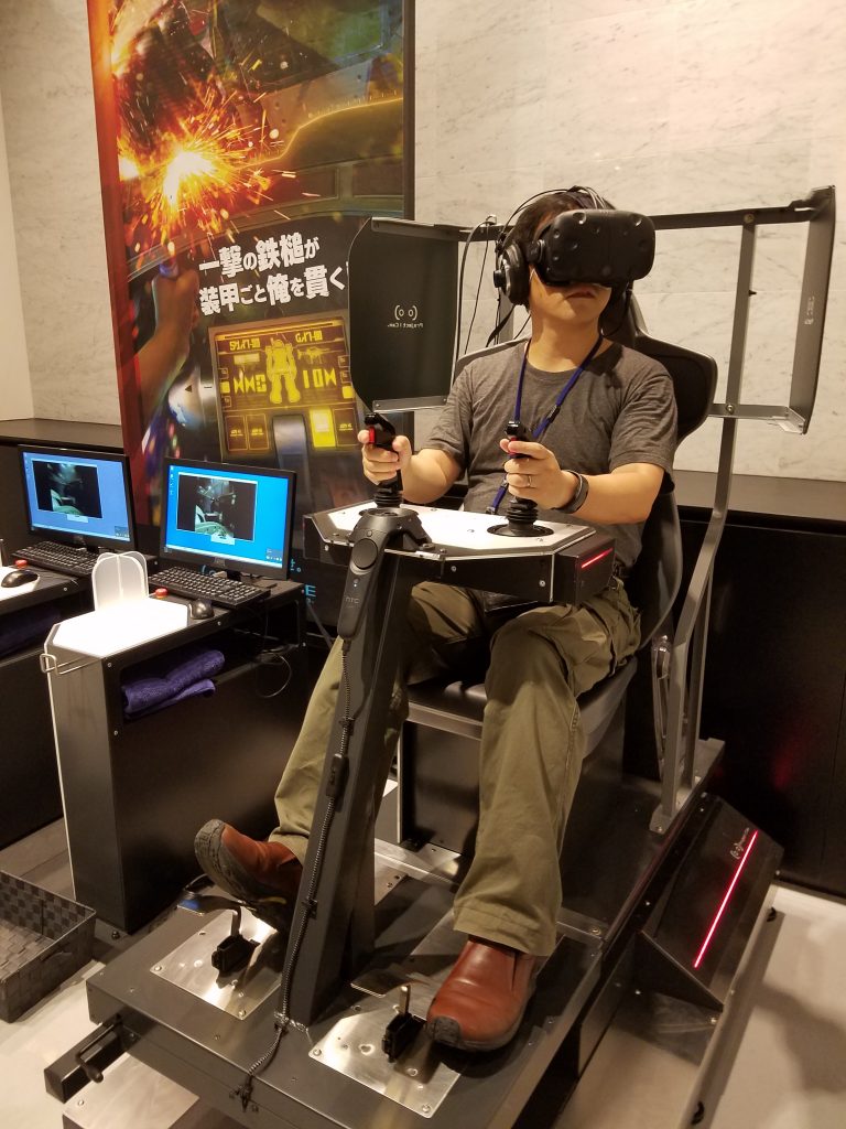 Vr Zoneでボトムズを体験 ローラーダッシュとターンピックでフィールドを縦横無尽に走り回れ Dream Seed