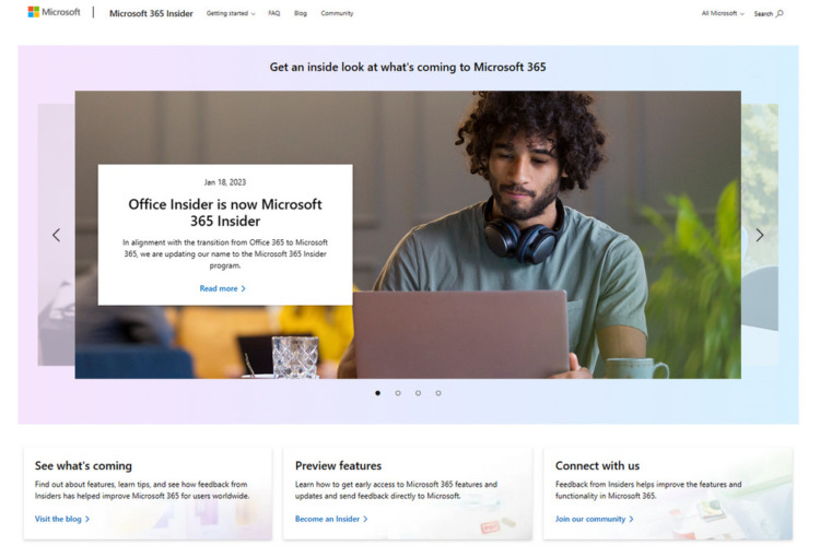 Office InsiderがMicrosoft 365 Insiderに改名 – Dream Seed.